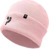 imageDALIX Chill Touch Embroidered Skeleton Winter Beanie Hat Knit Cap Cold Weather MensPink