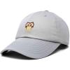 imageDALIX Cute Owl Embroidered Dad Cap Cotton Baseball Hat WomenGray