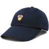imageDALIX Cute Owl Embroidered Dad Cap Cotton Baseball Hat WomenNavy Blue