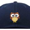 imageDALIX Cute Owl Embroidered Dad Cap Cotton Baseball Hat WomenNavy Blue