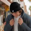 imageDALIX Mens Ghost Fisherman Beanie Hat Winter Knit Cuffed Watch CapBlack