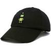 imageDALIX Robot Embroidered Glow in The Dark Hat Dad Hat Cotton Baseball CapBlack
