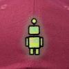 imageDALIX Robot Embroidered Glow in The Dark Hat Dad Hat Cotton Baseball CapMaroon