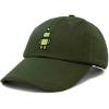 imageDALIX Robot Embroidered Glow in The Dark Hat Dad Hat Cotton Baseball CapOlive