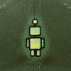 imageDALIX Robot Embroidered Glow in The Dark Hat Dad Hat Cotton Baseball CapOlive