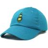 imageDALIX Robot Embroidered Glow in The Dark Hat Dad Hat Cotton Baseball CapTeal