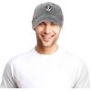 imagePanda Face On A Hat Mens Womens Embroidered Baseball CapWashed Black