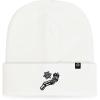 imageDALIX Chill Touch Embroidered Skeleton Winter Beanie Hat Knit Cap Cold Weather MensWhite
