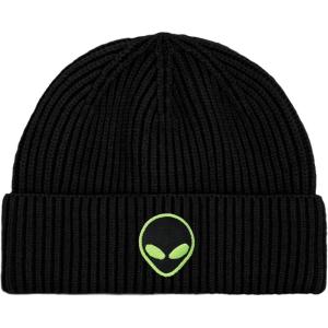 imageDALIX Alien Fisherman Beanie Hat Winter Knit Cuffed Watch Cap MensBlack