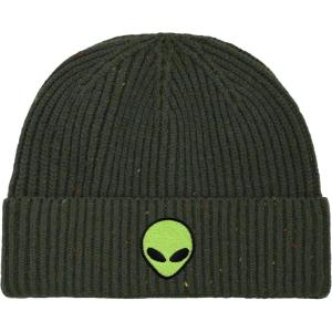 imageDALIX Alien Fisherman Beanie Hat Winter Knit Cuffed Watch Cap MensOlive