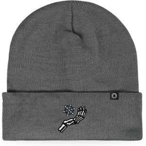 imageDALIX Chill Touch Embroidered Skeleton Winter Beanie Hat Knit Cap Cold Weather MensAsphalt Gray