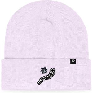 imageDALIX Chill Touch Embroidered Skeleton Winter Beanie Hat Knit Cap Cold Weather MensLavender