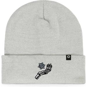 imageDALIX Chill Touch Embroidered Skeleton Winter Beanie Hat Knit Cap Cold Weather MensLight Gray