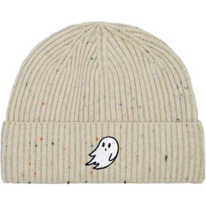 imageDALIX Mens Ghost Fisherman Beanie Hat Winter Knit Cuffed Watch CapBeige