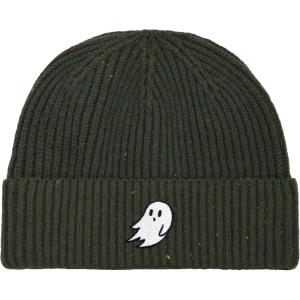 imageDALIX Mens Ghost Fisherman Beanie Hat Winter Knit Cuffed Watch CapOlive