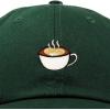 imageDALIX Cappuccino Hat Coffee Cup Womens Baseball CapDark Green