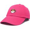 imageDALIX Cappuccino Hat Coffee Cup Womens Baseball CapHot Pink