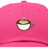 imageDALIX Cappuccino Hat Coffee Cup Womens Baseball CapHot Pink