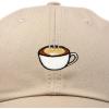 imageDALIX Cappuccino Hat Coffee Cup Womens Baseball CapKhaki