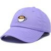 imageDALIX Cappuccino Hat Coffee Cup Womens Baseball CapLavender