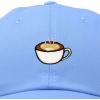 imageDALIX Cappuccino Hat Coffee Cup Womens Baseball CapLight Blue