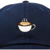 imageDALIX Cappuccino Hat Coffee Cup Womens Baseball CapNavy Blue