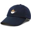 imageDALIX Cappuccino Hat Coffee Cup Womens Baseball CapNavy Blue