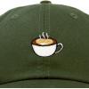 imageDALIX Cappuccino Hat Coffee Cup Womens Baseball CapOlive