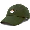 imageDALIX Cappuccino Hat Coffee Cup Womens Baseball CapOlive