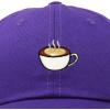 imageDALIX Cappuccino Hat Coffee Cup Womens Baseball CapPurple