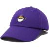 imageDALIX Cappuccino Hat Coffee Cup Womens Baseball CapPurple
