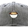 imageDALIX Cappuccino Hat Coffee Cup Womens Baseball CapWashed Black