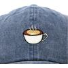 imageDALIX Cappuccino Hat Coffee Cup Womens Baseball CapWashed Navy Blue