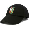 imageDALIX Christmas Surfing Santa Baseball Cap Embroidered HatBlack