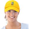 imageDALIX Christmas Surfing Santa Baseball Cap Embroidered HatGold
