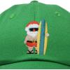 imageDALIX Christmas Surfing Santa Baseball Cap Embroidered HatKellygreen