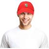 imageDALIX Christmas Surfing Santa Baseball Cap Embroidered HatRed