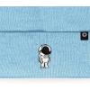 imageDALIX Embroidered Astronaut Beanie Cap Cuffed Knit Hat Men WomenBaby Blue