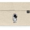 imageDALIX Embroidered Astronaut Beanie Cap Cuffed Knit Hat Men WomenBeige