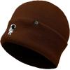 imageDALIX Embroidered Astronaut Beanie Cap Cuffed Knit Hat Men WomenBrown