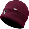 imageDALIX Embroidered Astronaut Beanie Cap Cuffed Knit Hat Men WomenMaroon