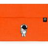 imageDALIX Embroidered Astronaut Beanie Cap Cuffed Knit Hat Men WomenNeon Orange