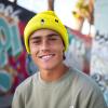 imageDALIX Embroidered Astronaut Beanie Cap Cuffed Knit Hat Men WomenNeon Yellow