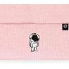 imageDALIX Embroidered Astronaut Beanie Cap Cuffed Knit Hat Men WomenPink