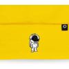 imageDALIX Embroidered Astronaut Beanie Cap Cuffed Knit Hat Men WomenYellow