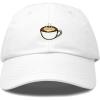 imageDALIX Cappuccino Hat Coffee Cup Womens Baseball CapWhite