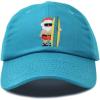 imageDALIX Christmas Surfing Santa Baseball Cap Embroidered HatTeal