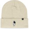imageDALIX Embroidered Astronaut Beanie Cap Cuffed Knit Hat Men WomenBeige