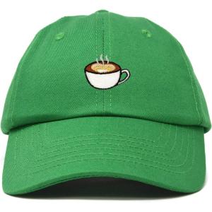 imageDALIX Cappuccino Hat Coffee Cup Womens Baseball CapKelly Green
