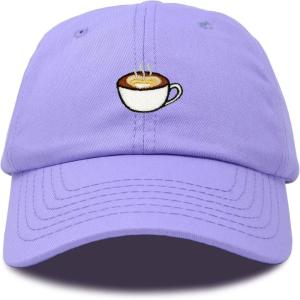 imageDALIX Cappuccino Hat Coffee Cup Womens Baseball CapLavender